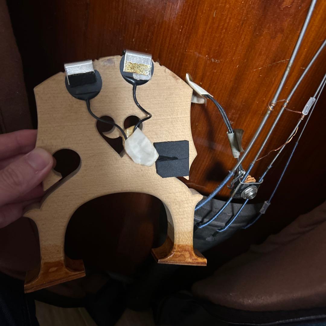 送料込み　SUZUKI　スズキ　コントラバス　No92　4/4　ケース付き