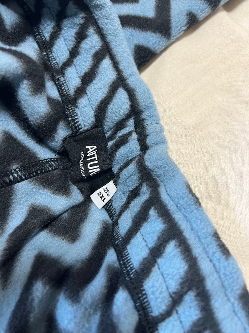 ざくろ様秋冬物　スノーボードブランド　AUTUMN フリース上下セットXXL