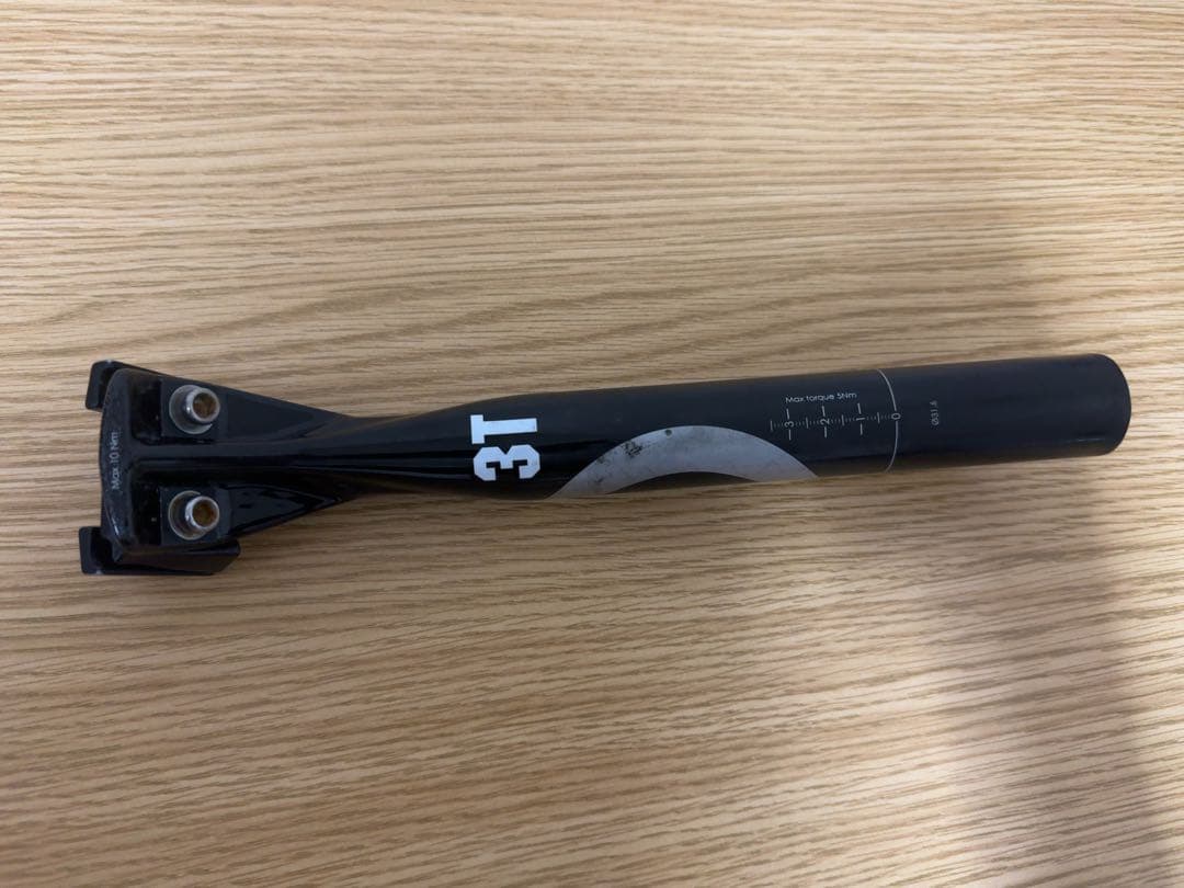 3T STYLUS 25 LTD カーボンシートポスト Φ31.6mm 黒