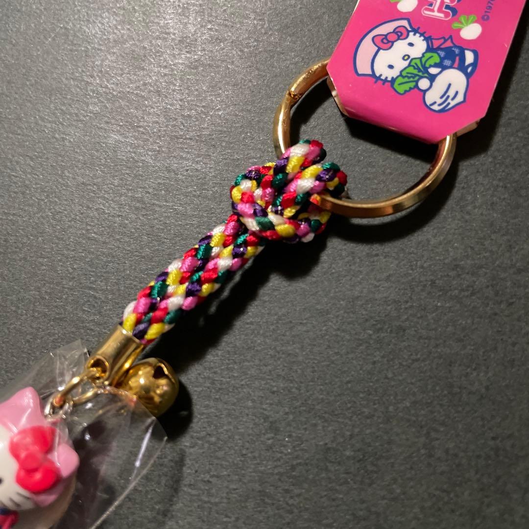 ご当地キティ　鹿児島限定　桜島大根　組み紐キーホルダー　ハローキティ　レア