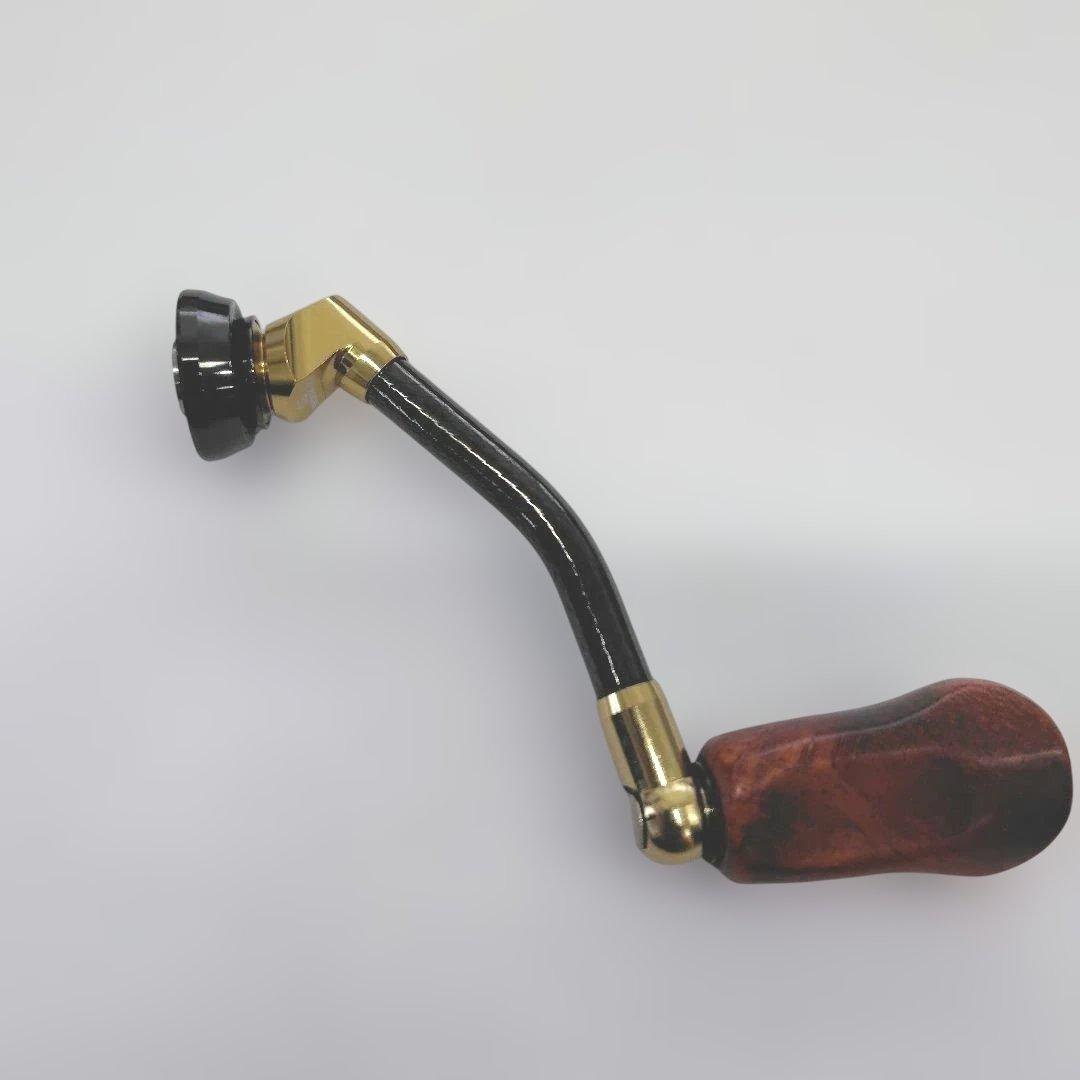 SLP カーボンライトハンドル50mm Iシェイプウッドノブ付き