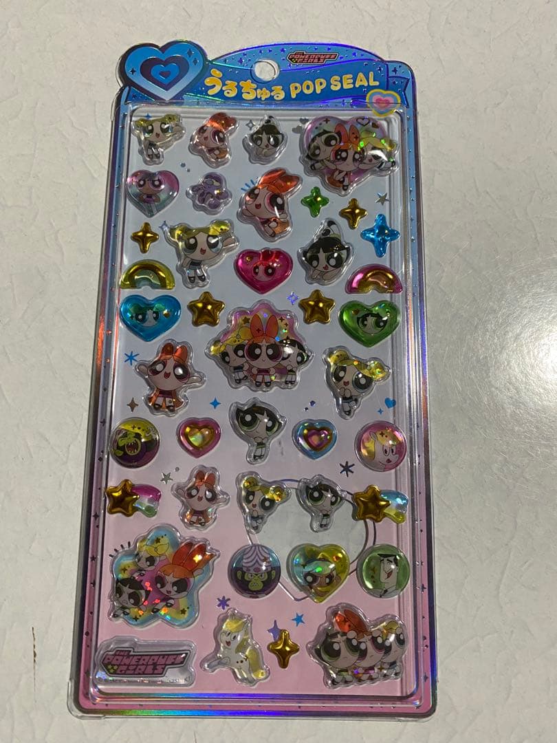 【即購入可】正規品パワーパフガールズ うるちゅるPOP SEAL 4種シール帳