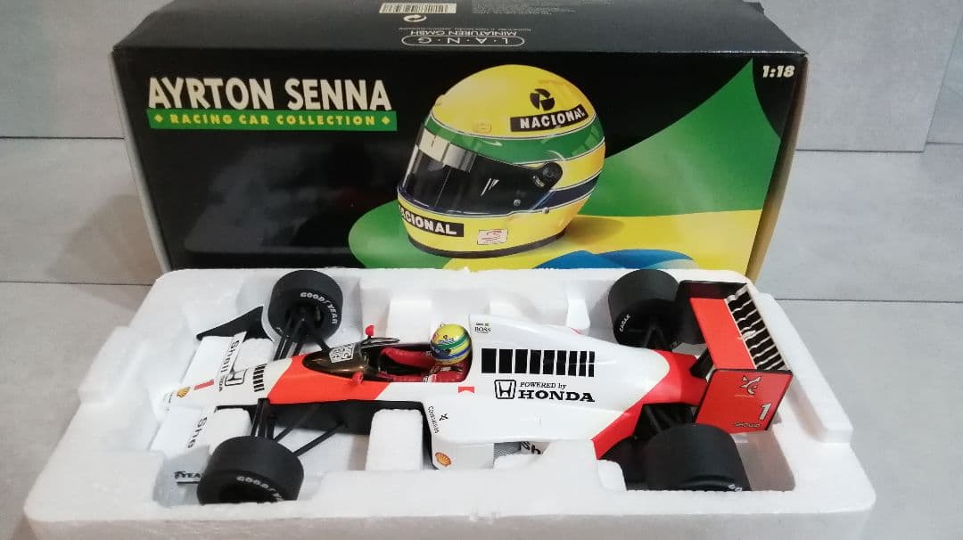 MINICHAMPS アイルトンセナ マクラーレン ホンダMP4/5 1989