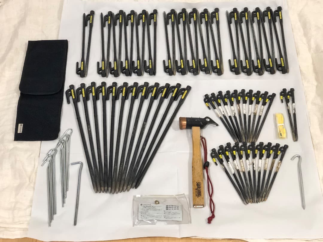 価格見直し　スノーピーク　ソリッドステーク　ペグ＆ハンマー（ヤマコウ時代）