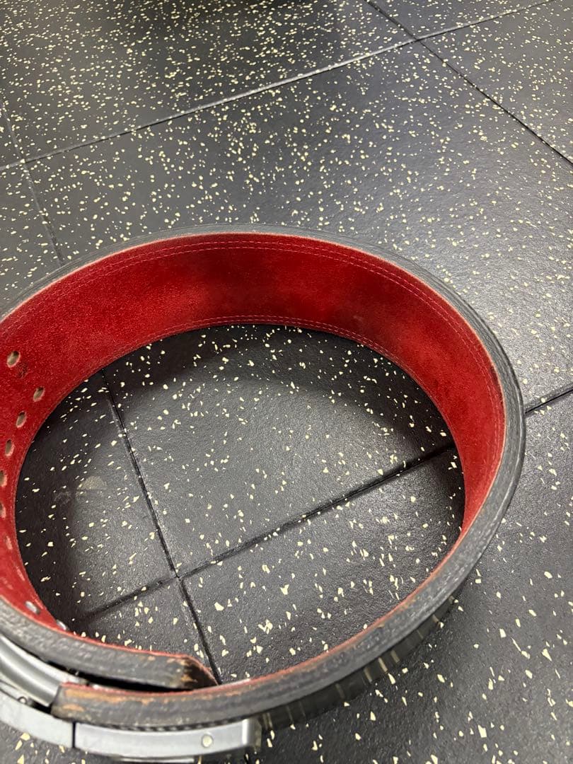 l*a様 SBD パワーベルト 黒/赤 調整可能