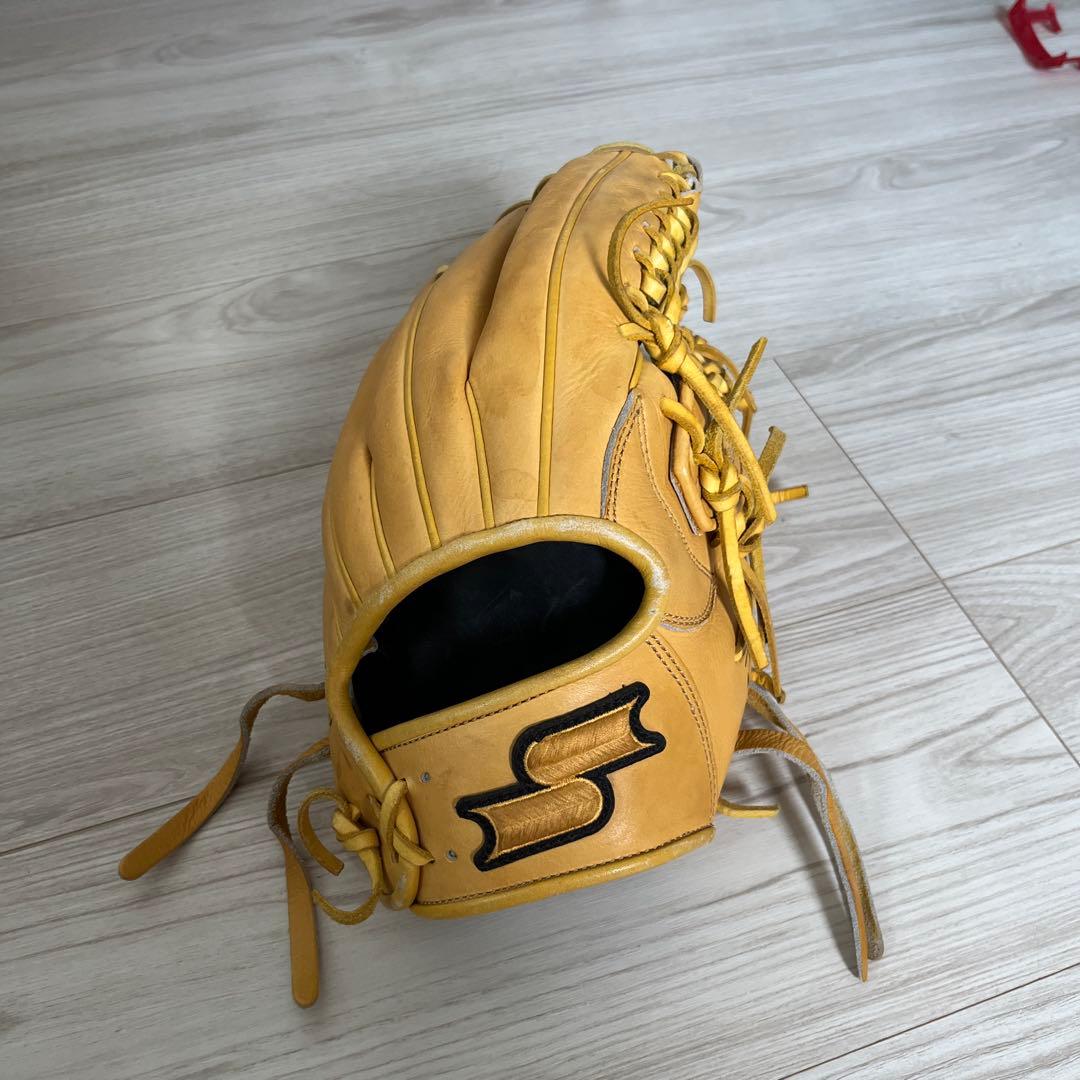 SSK イエロー　硬式外野手用