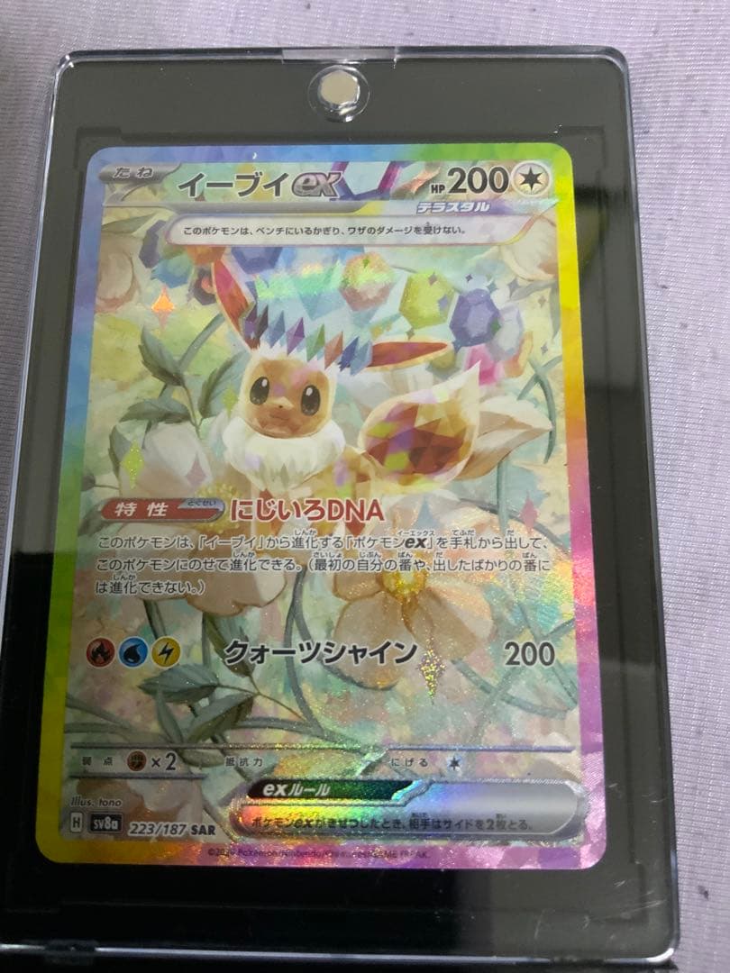 ポケモンカードテラスタルフェス ブイズ ex SAR sv8a セット