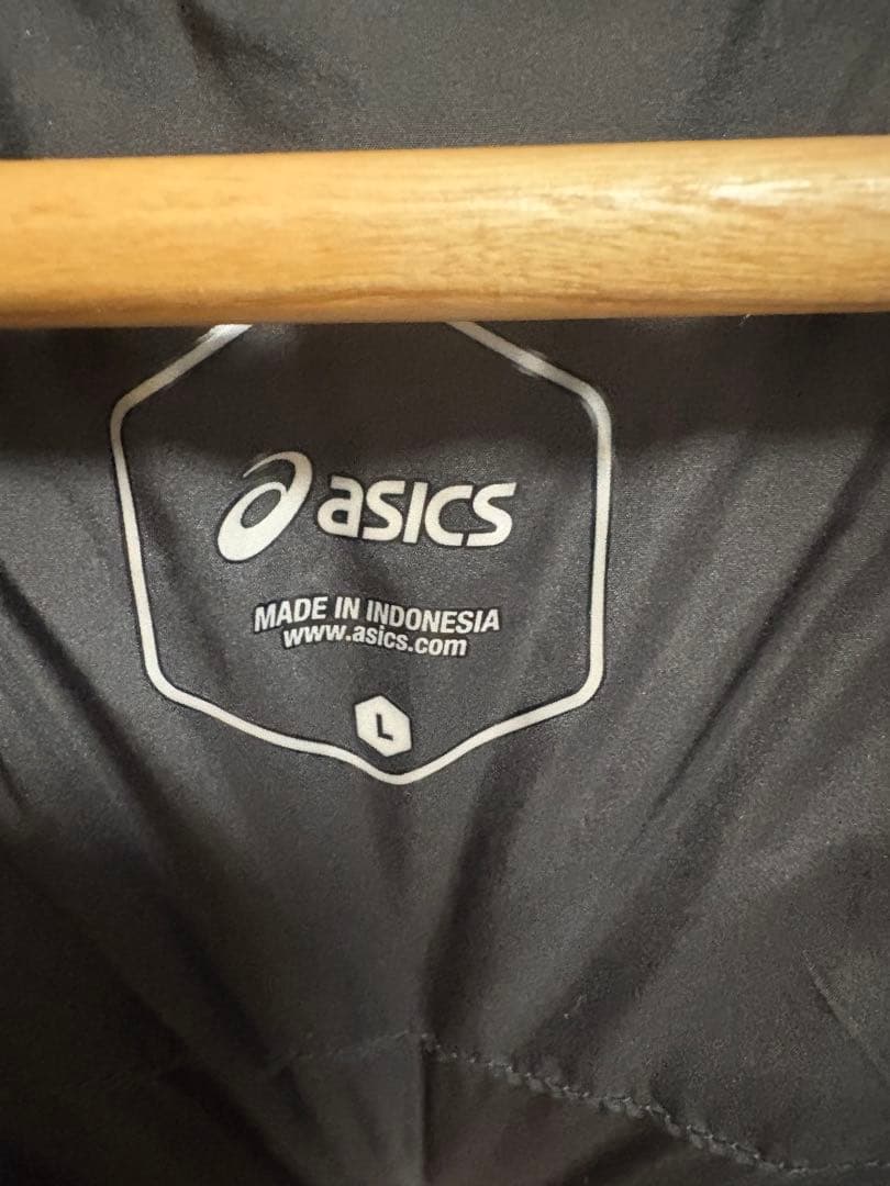 asics ベンチコート L 黒