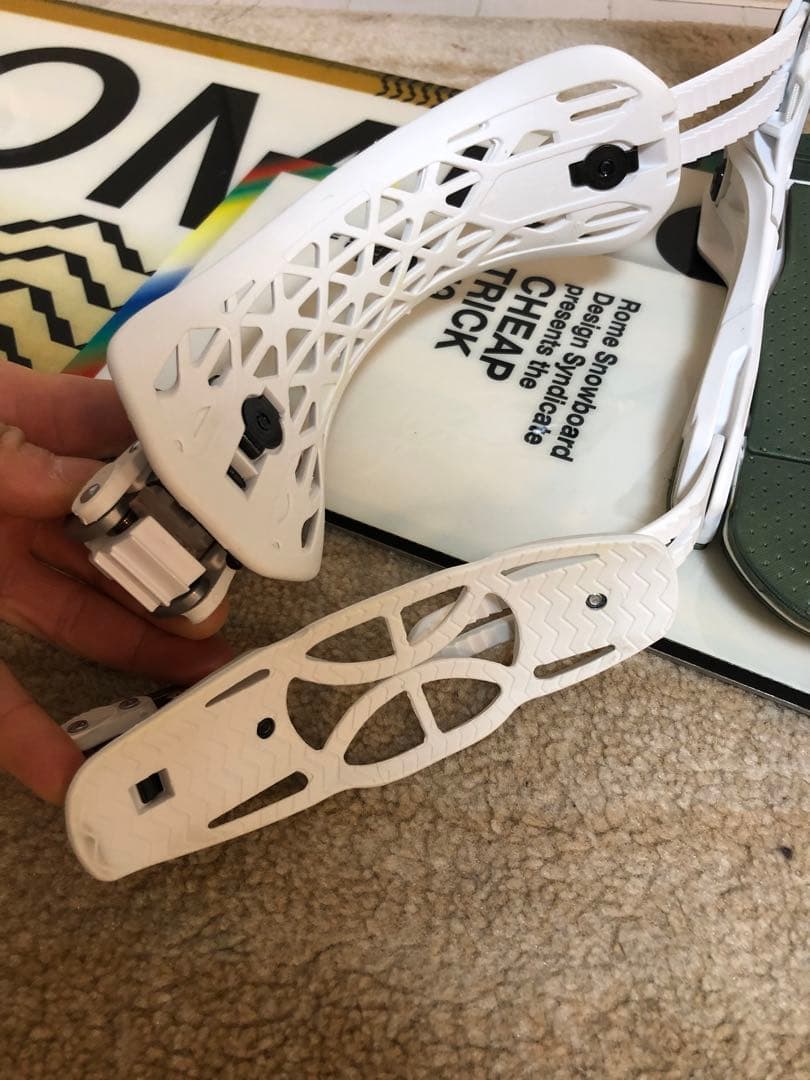 ロームSDS チープトリックスノーボード149cmサロモンビンディング3点セット