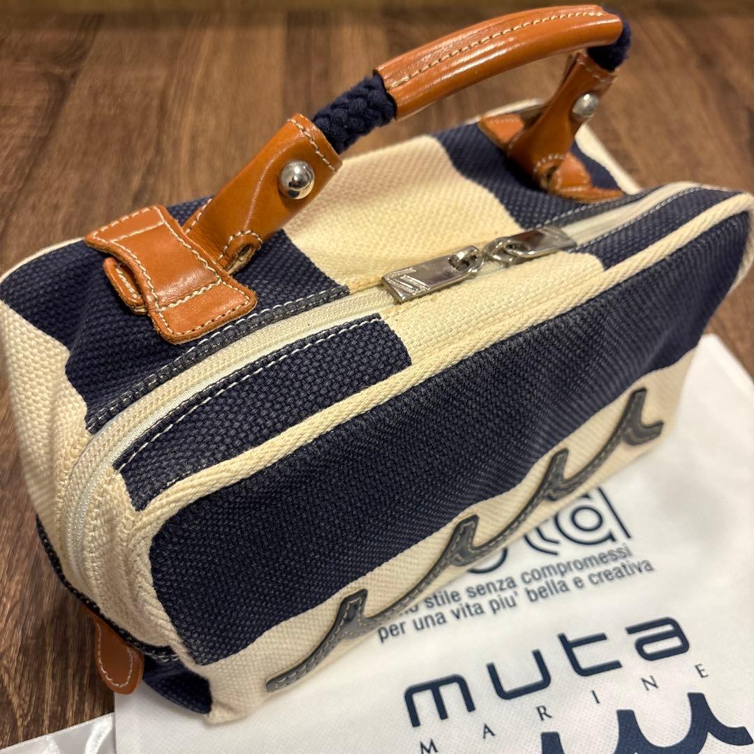 muta marine bonfanti キャンバス ハンドバッグ コラボ