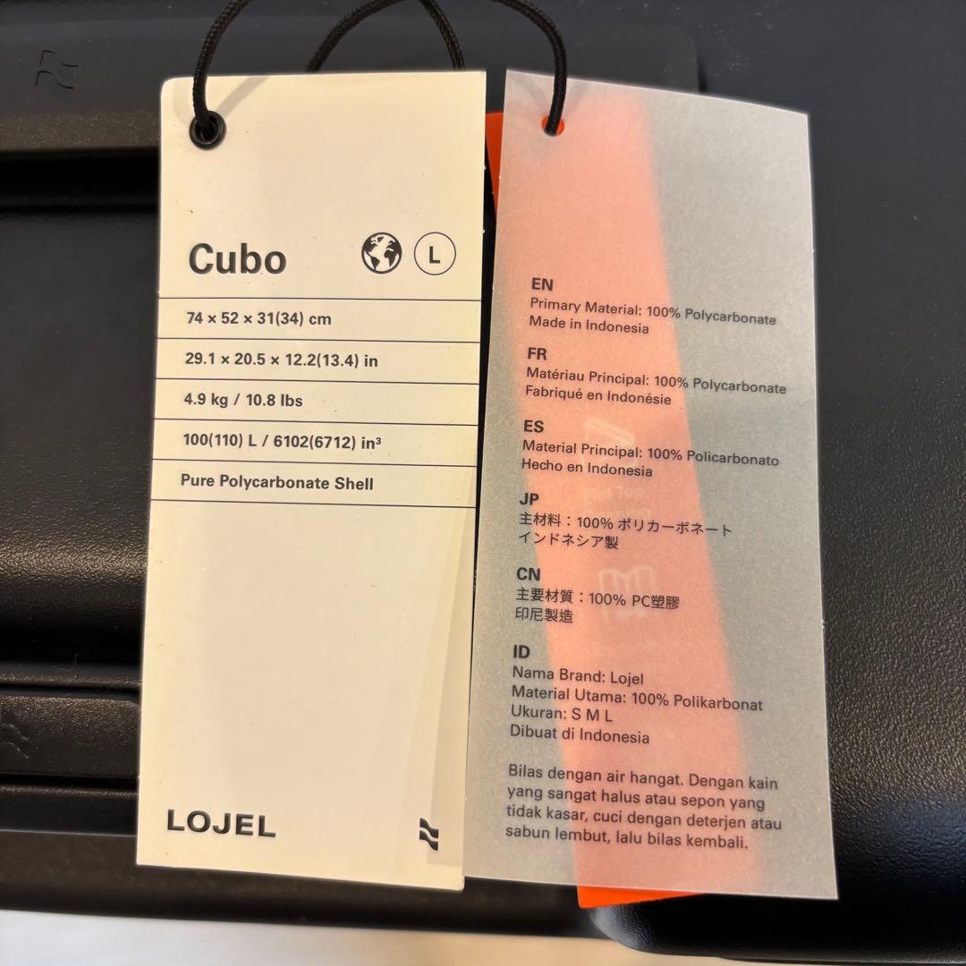 新品タグ付き　LOJEL Cubo L 100L スーツケース