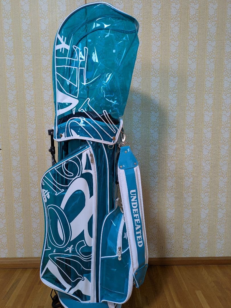 UNDEFEATED キャディバッグ ターコイズ