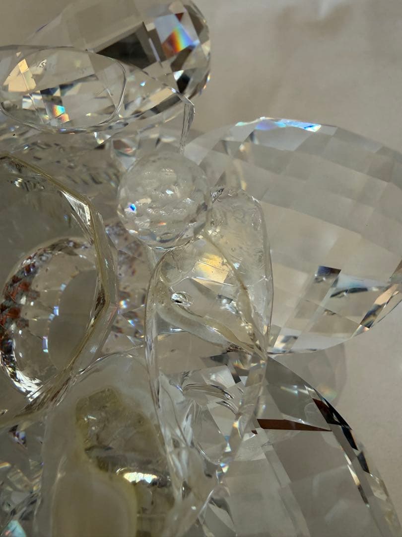 【希少LARGE】スワロフスキー 水蓮 クリスタル 廃盤 ※大幅値下げ