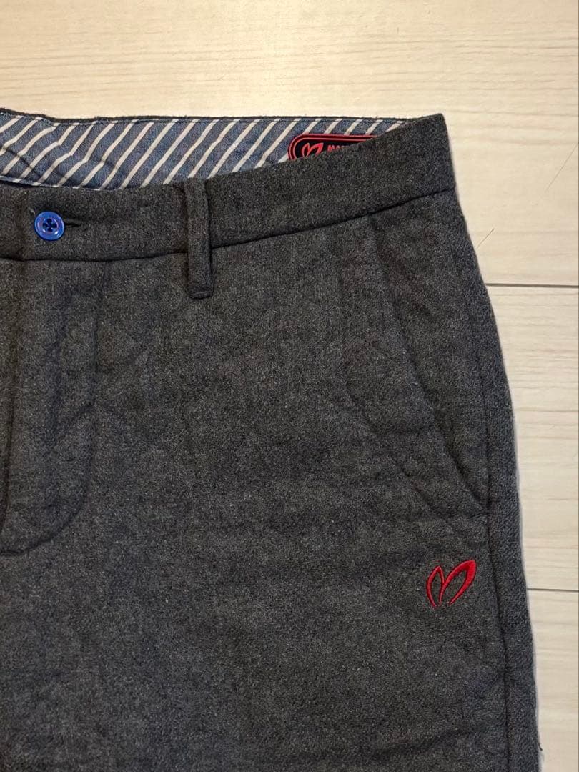 マスターバニーエディション　グレー キルティングパンツ