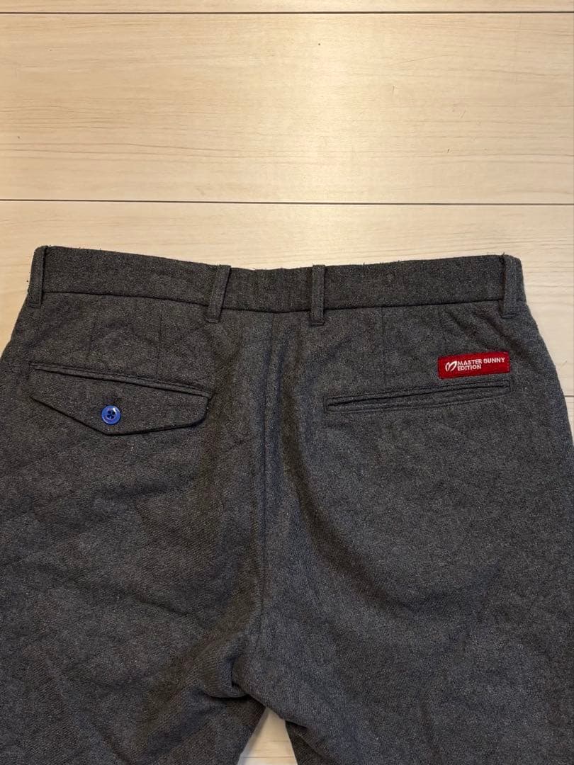 マスターバニーエディション　グレー キルティングパンツ