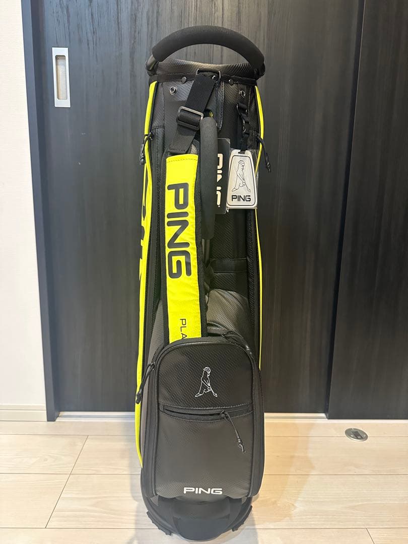新品未使用★PING キャディバッグ イエロー×ブラック