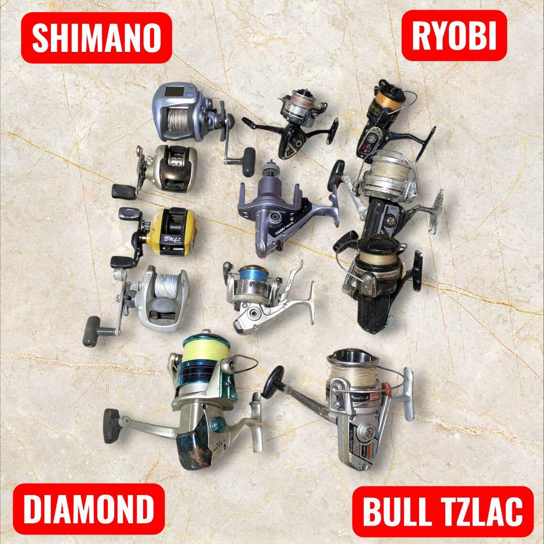 ジャンクリール大量 / SHIMANO RYOBI DAIWA