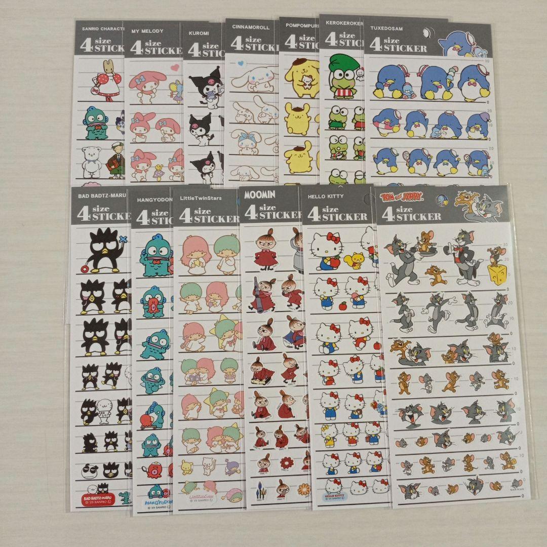 ボンボンドロップシール　ディズニー　サンリオ　まとめ売り　92点