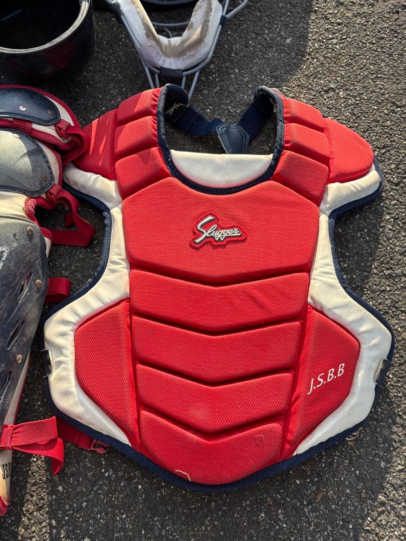 軟式野球用キャッチャー防具一式