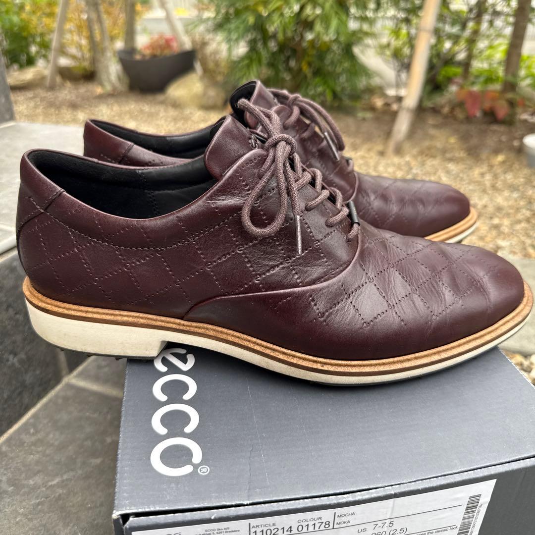 値下げ！ECCO ゴルフシューズ ダークブラウン 41