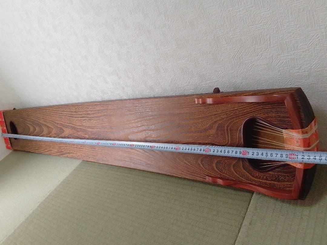 お琴 箏 全長約183cm×全幅約25cm 和楽器 13弦 ソフトケース付