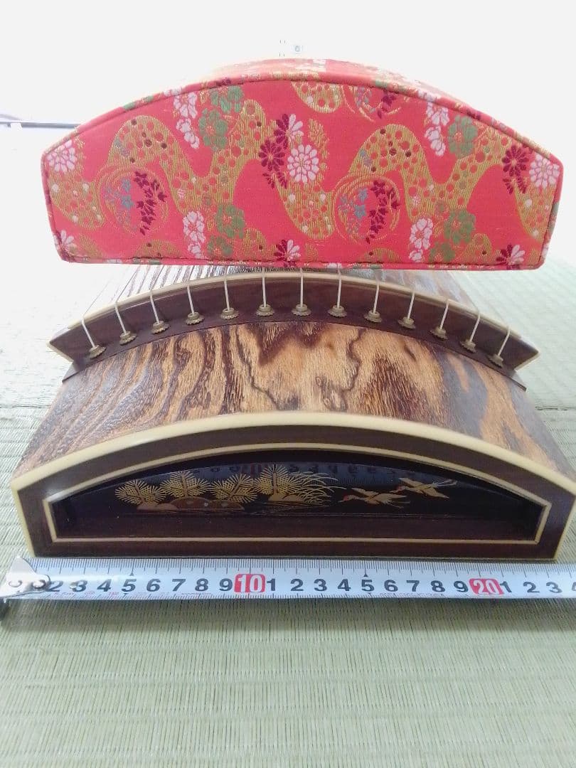 お琴 箏 全長約183cm×全幅約25cm 和楽器 13弦 ソフトケース付