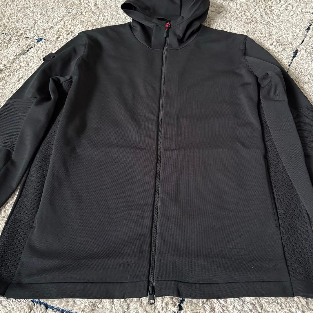 【美品✨】ブリーフィング　ニットジャケット　パーカー　XL ジップ　ブラック　黒