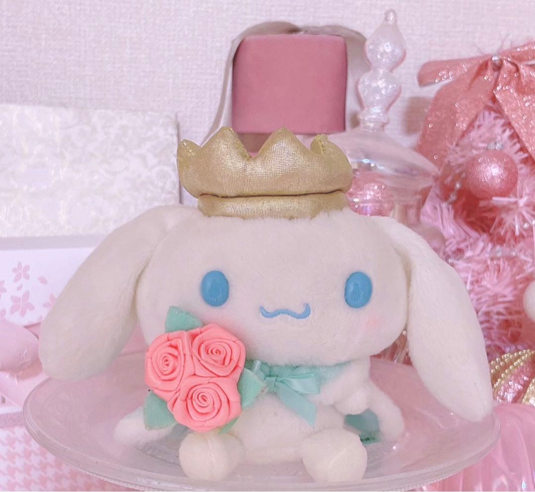 超激レア♡希少♡サンリオ♡シナモロール♡マスコットホルダー♡LIZLISA♡王冠