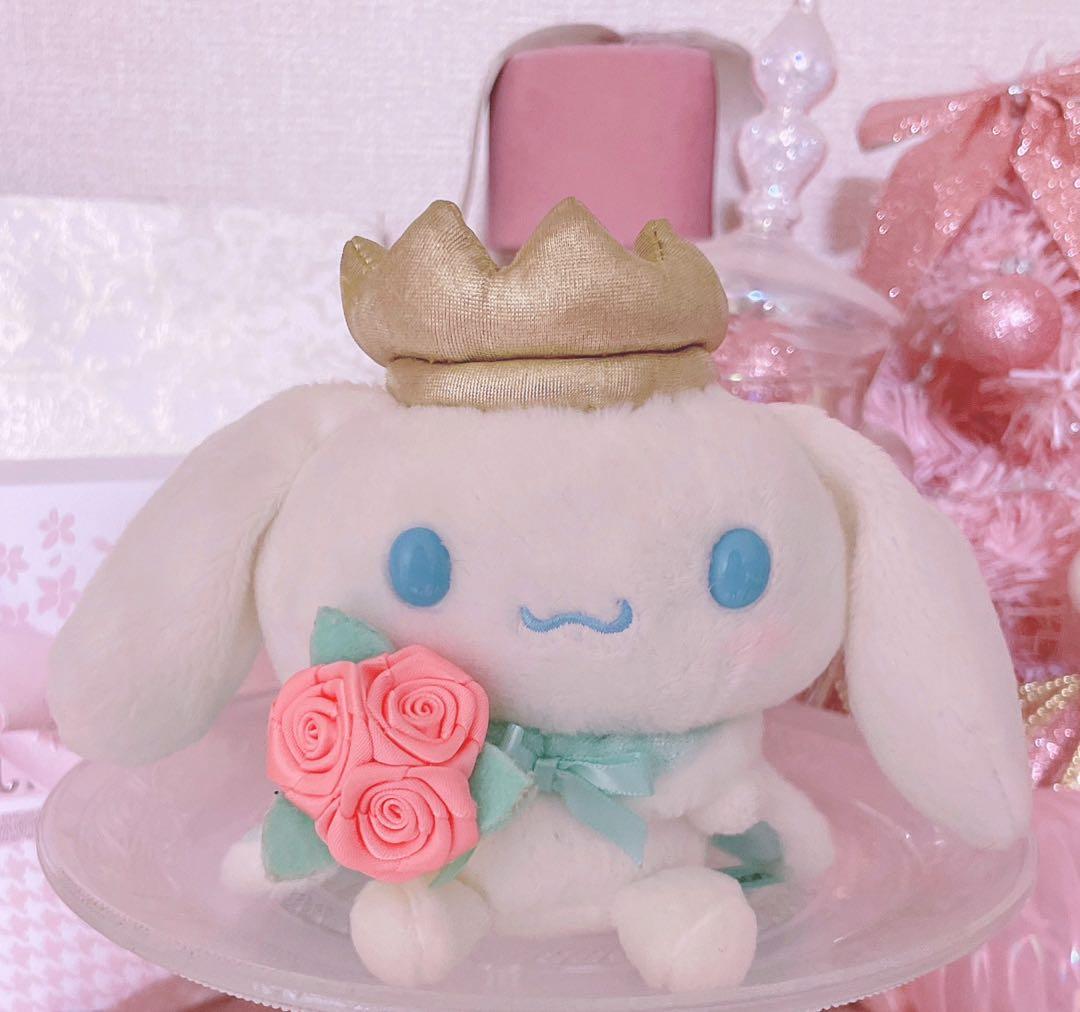 超激レア♡希少♡サンリオ♡シナモロール♡マスコットホルダー♡LIZLISA♡王冠