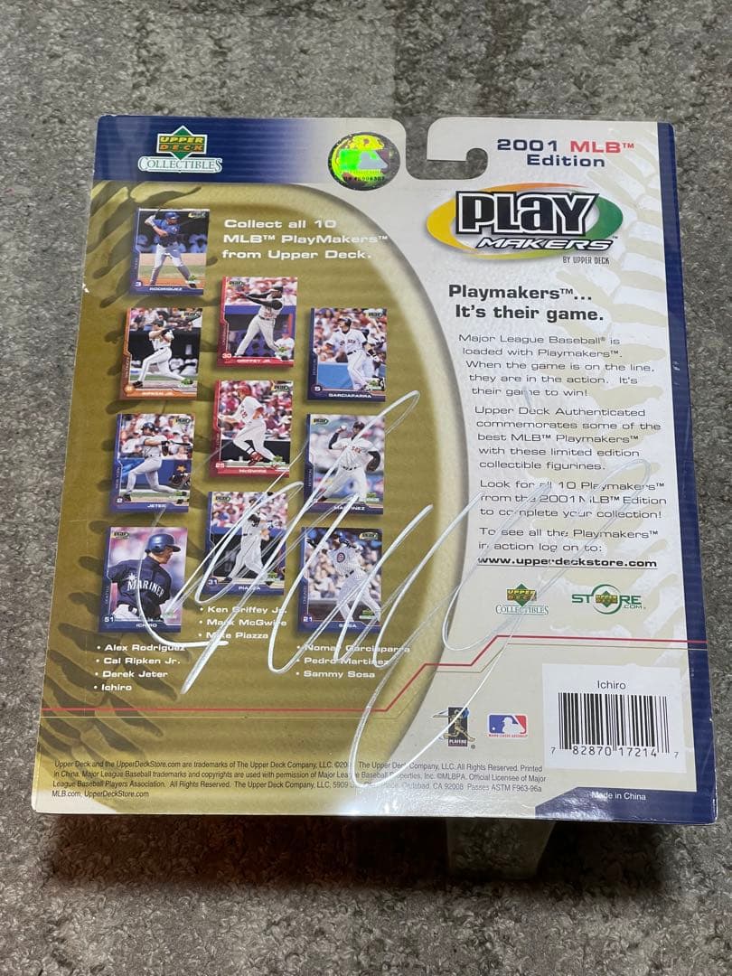 レア 直筆サイン イチロー ボブルヘッド 2001 MLB マリナーズ