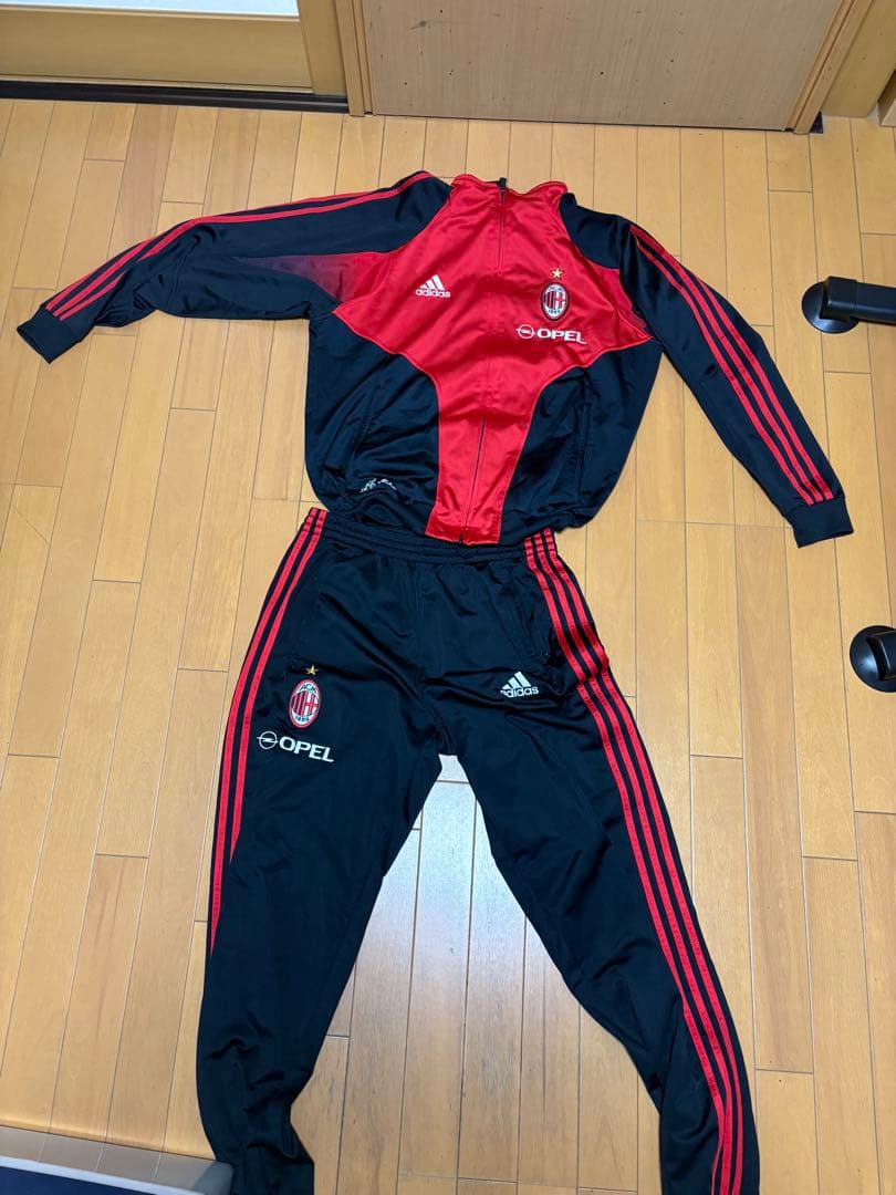 adidas ACミラン　2004年 上下　ジャージ セットアップ