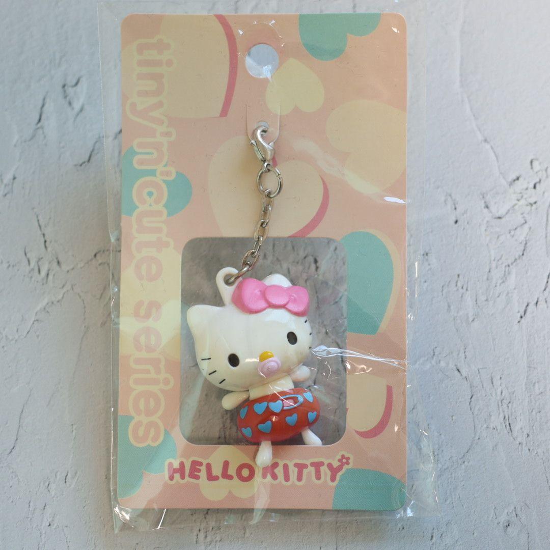 【ぽ***キティ】ハローキティ 根付 マスコット BABY レトロ