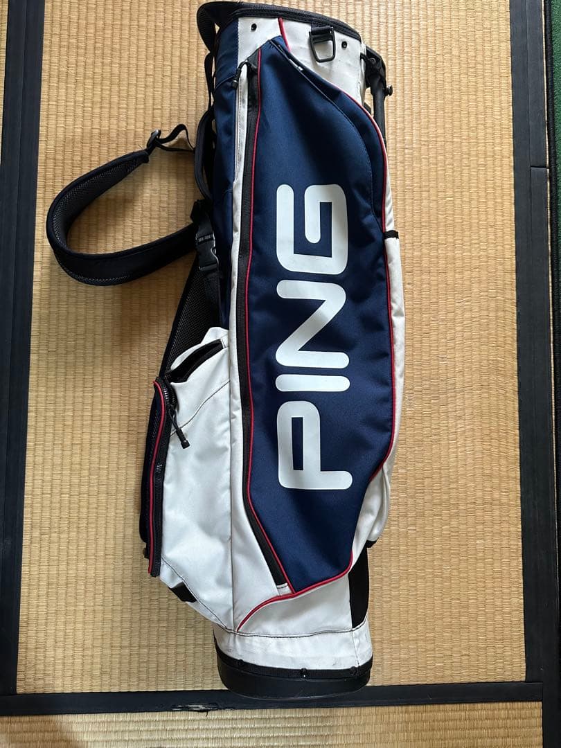 【10日〜発送】PING ピンスタンド式キャディバッグ フードカバーあり