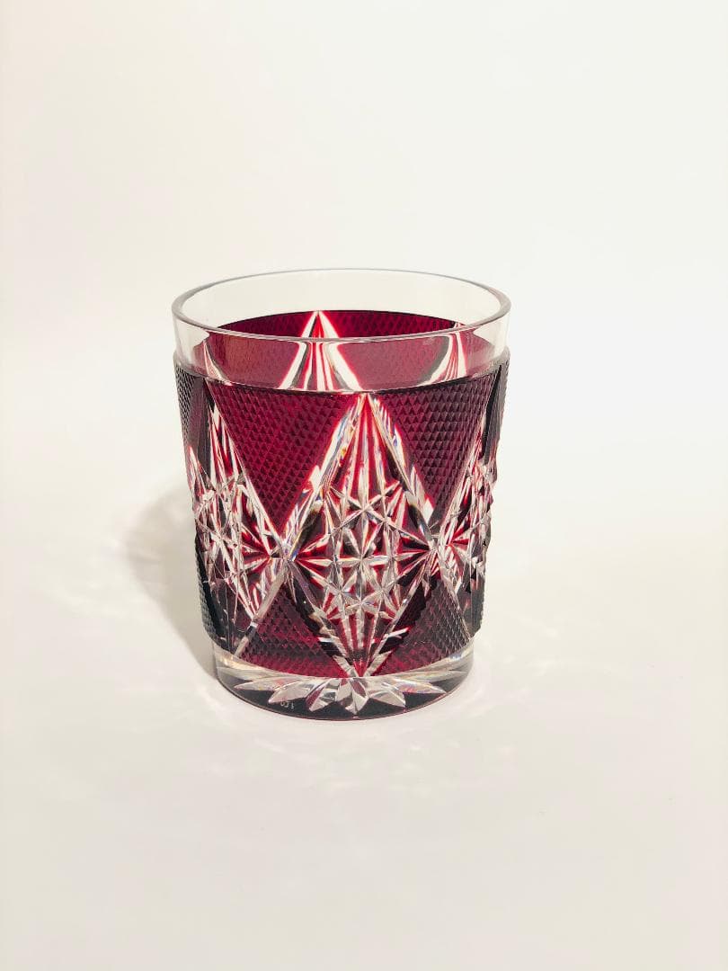 薩摩切子 タンブラー（紅）