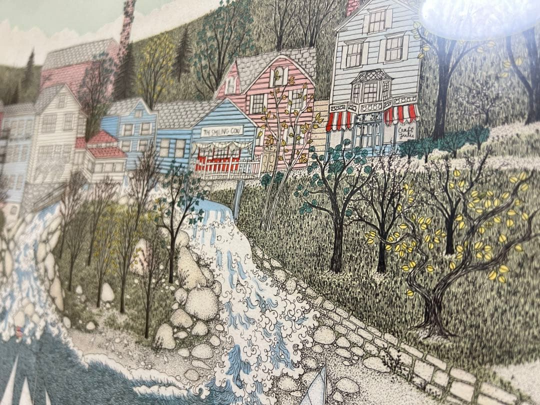 Cuca Romley 「Little Falls」 絵画 クカ ロムレイ