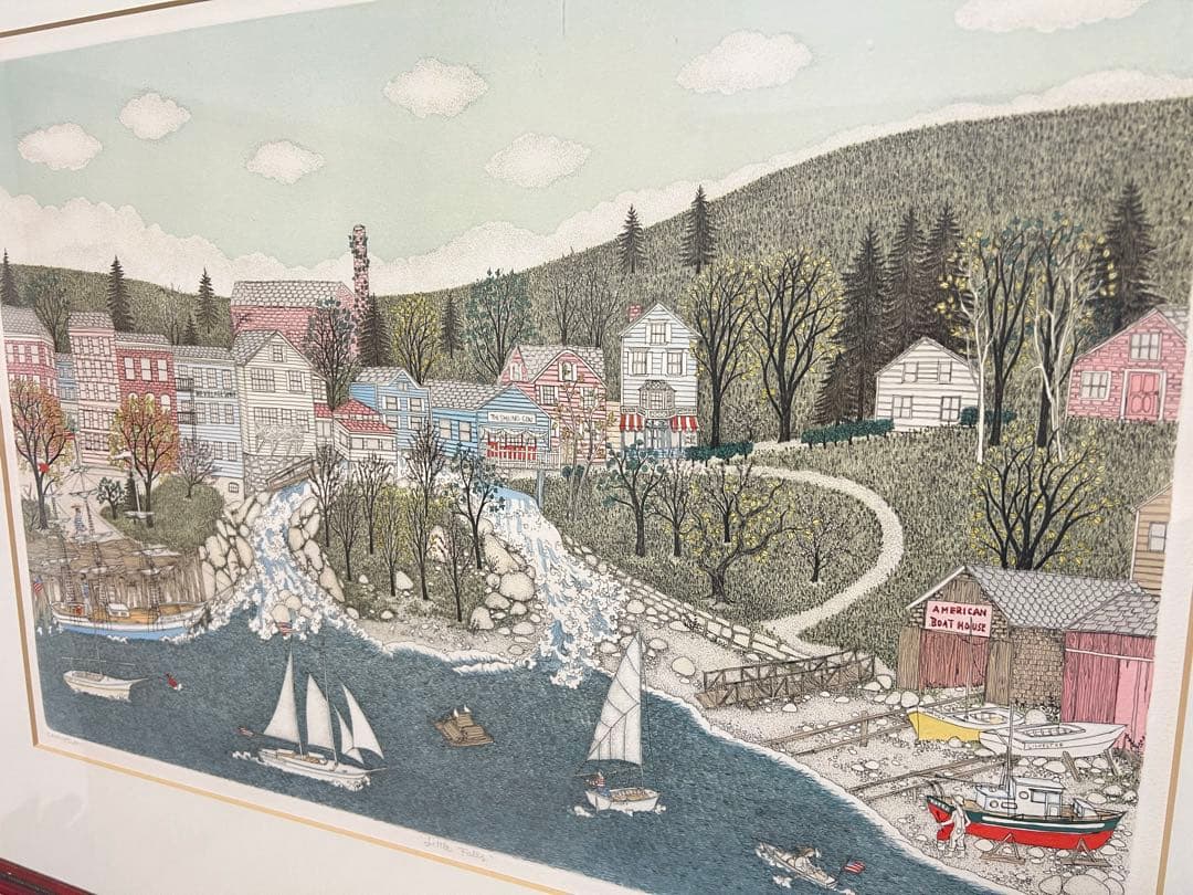 Cuca Romley 「Little Falls」 絵画 クカ ロムレイ