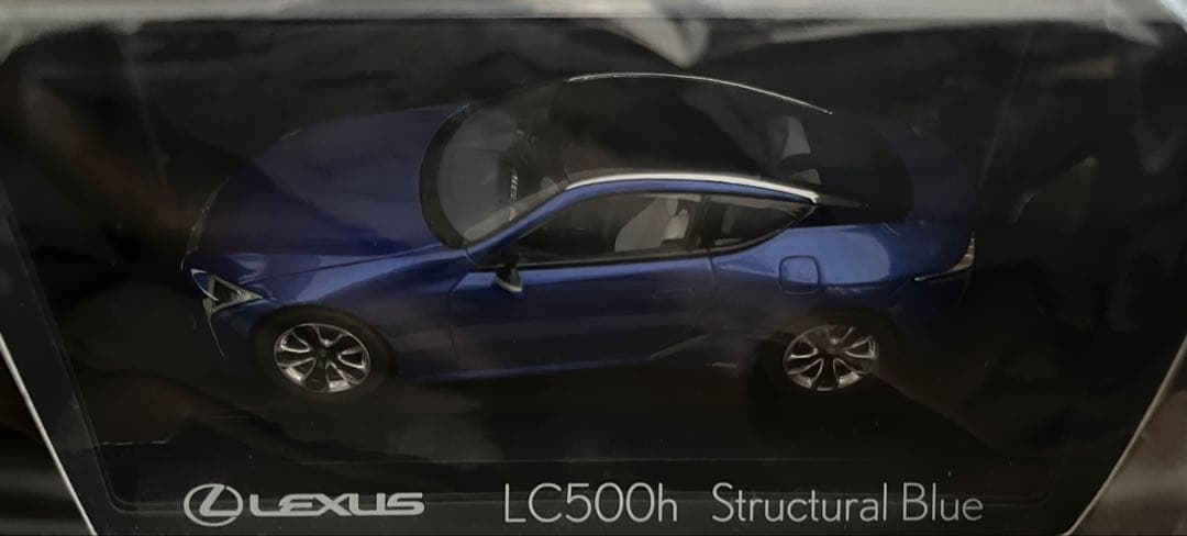 ミニカー LEXUS LC500h Structural Blue