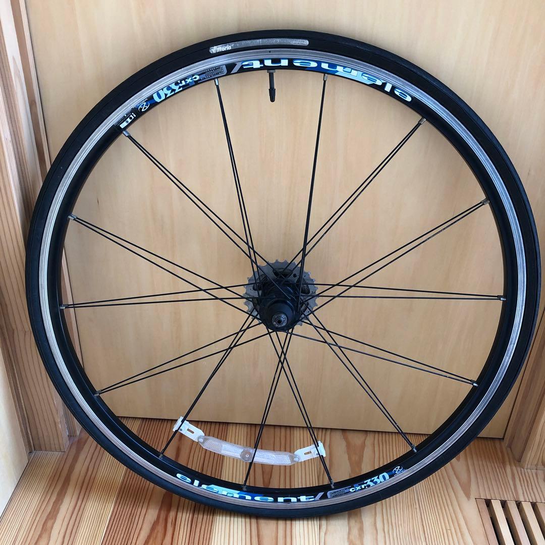 自転車ホイール前後セット　CS８速付き