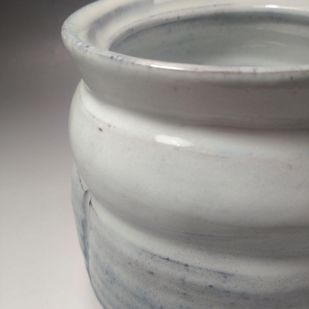 イ83 水指『小高正峰　造』『萩焼水指　共箱』茶道具