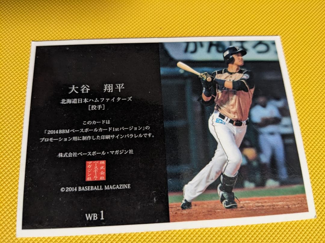 プロモ BBM 2014 1st 印刷サインパラレル WB1