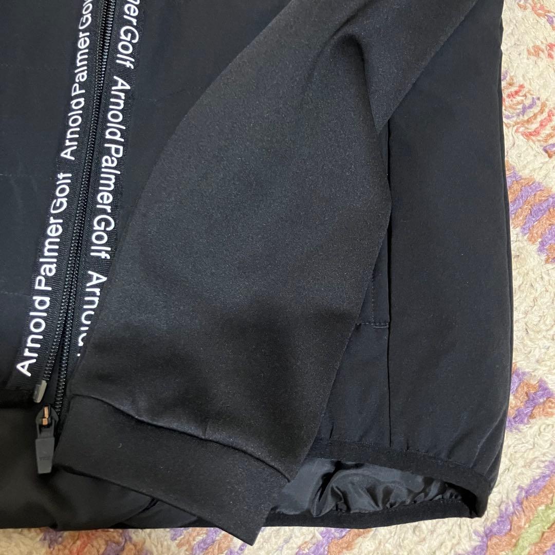 美品！Arnold Palmer Golf ブラックジャケット フード付き