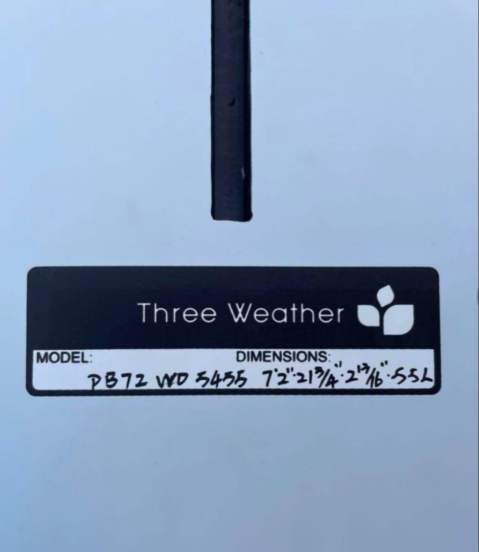 スリーウェザー サーフボード(7.2) 1回使用　ムサキラスポーツ