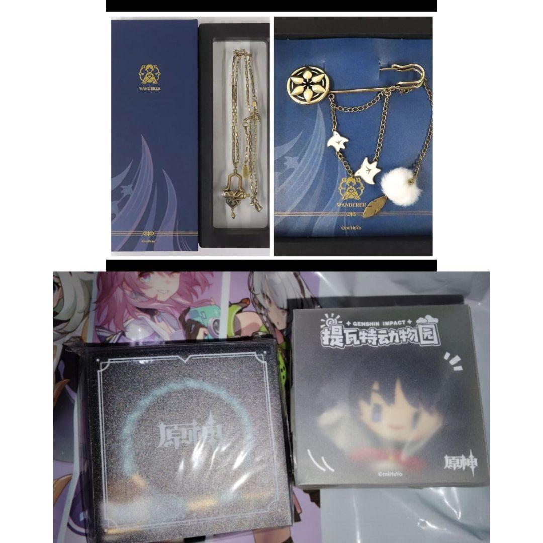 原神　放浪者　モチーフ　テーマイメージシリーズ ブローチ　ネックレス ミサンガ