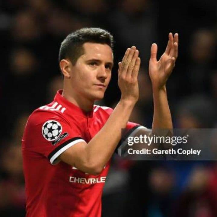 【美品】マンU エレーラ 17/18 CL仕様ユニフォーム Mサイズ