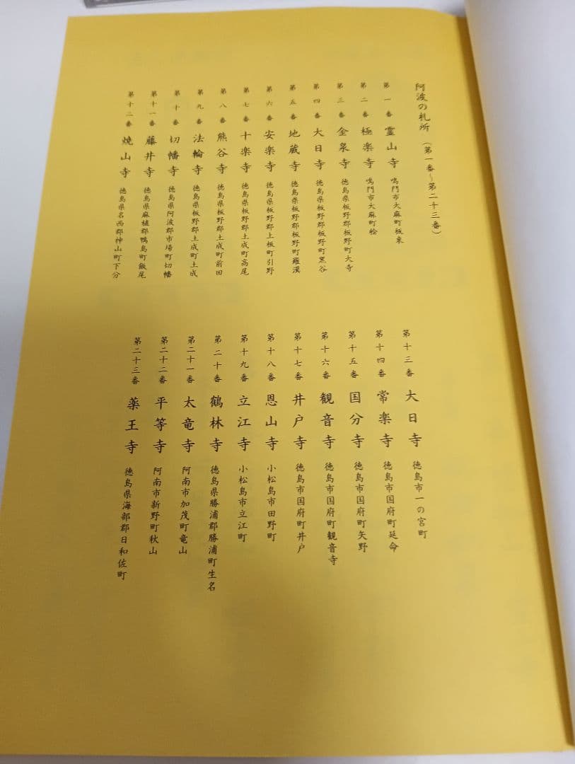 四国霊場八十八ヶ所本尊御影帳御影貼付済第１番札所〜第８８番札所昭和レトロ当時物