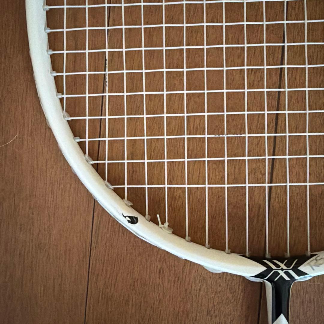 バドミントンラケット 2本セット L5 ホワイト/ブラック