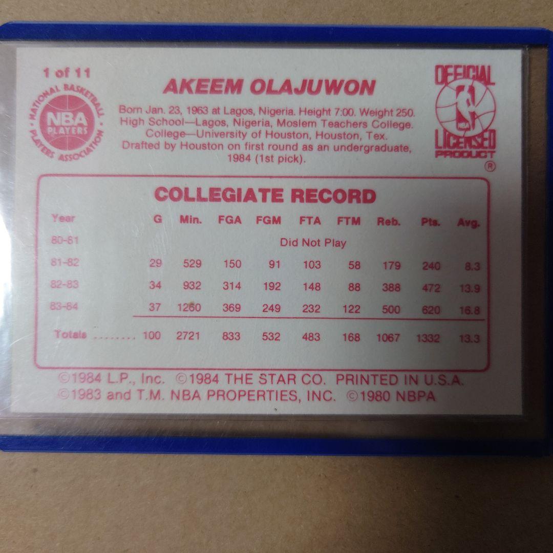 その他 star85 akeem olajuwon RC!!!