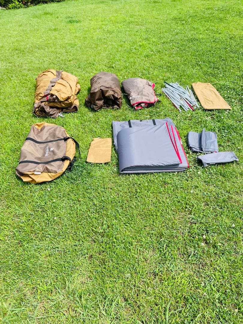 美品スノーピーク　エルフィールドテント　インナーマットシート付き　(ペグ無し)