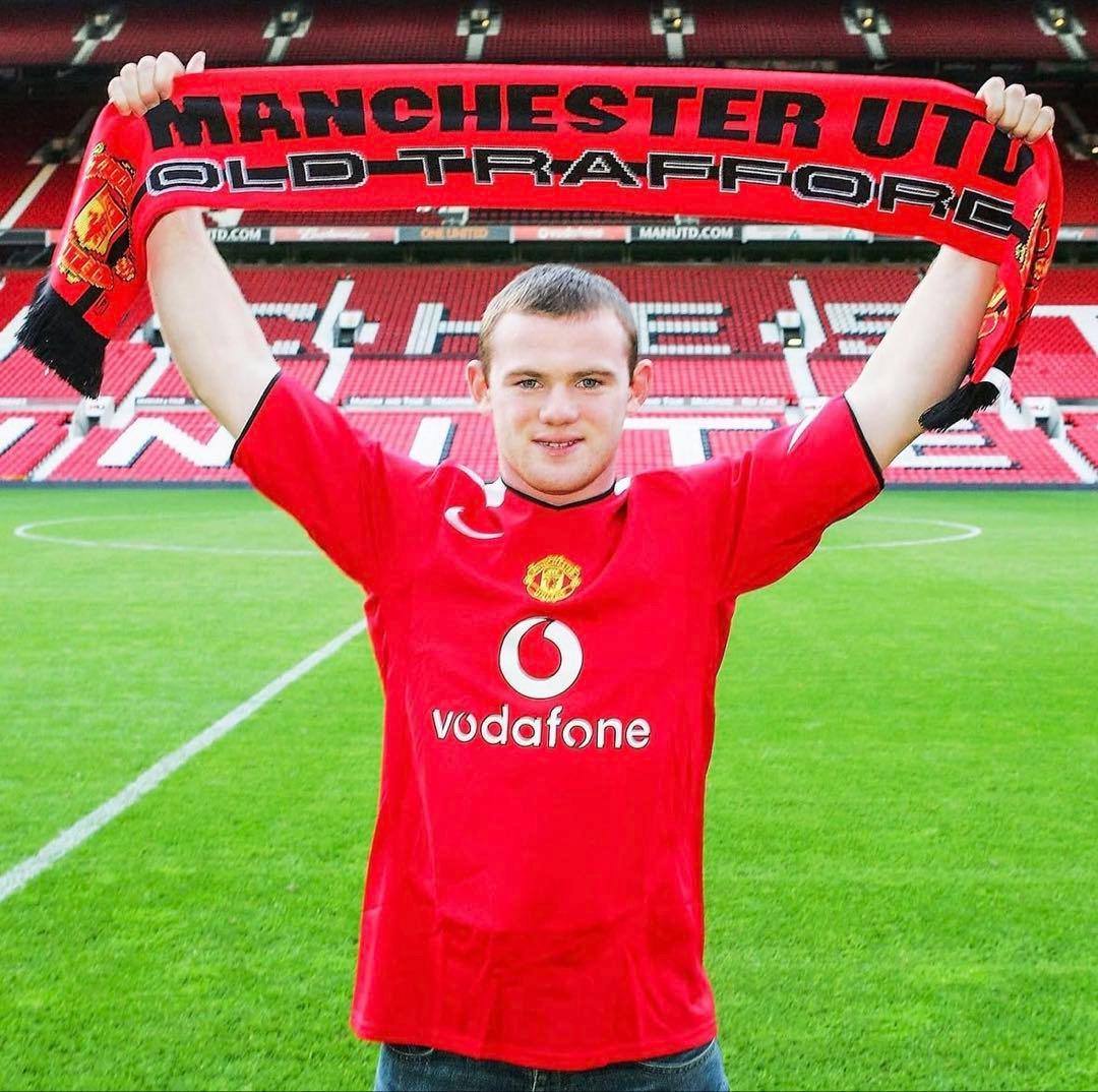 【美品】マンチェスターユナイテッド 04-06 ホームユニフォーム ルーニー