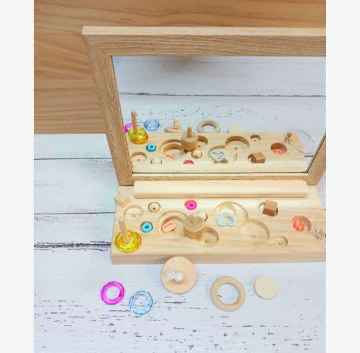 89　⭐　ミラーボードとフォージングトイセット⭐　インコ　バードトイ